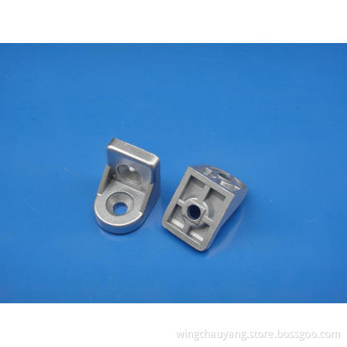 T Slot Gusset Element with Zn-Alloy Used for 40 Series
